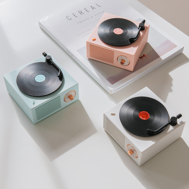 Wireless mini portable retro phonograph bluetooth speaker Wireless mini portable retro phonograph bluetooth speaker